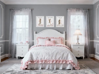 Zestaw 3 plakatów gimnastyczka akrobatka akrobatyka dla dziewczynki nastolatki